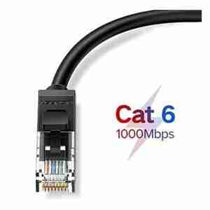 UGREEN Cat6 UTP Ethernet Cable 8m Black - NW102