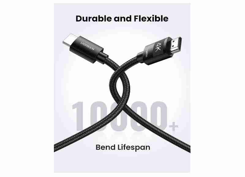 UGREEN HDMI 4K Cable Male to Male Braided 5m - HD119