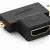 UGREEN Micro HDMI Male + Mini HDMI Male to HDMI Female Adapter - HD129