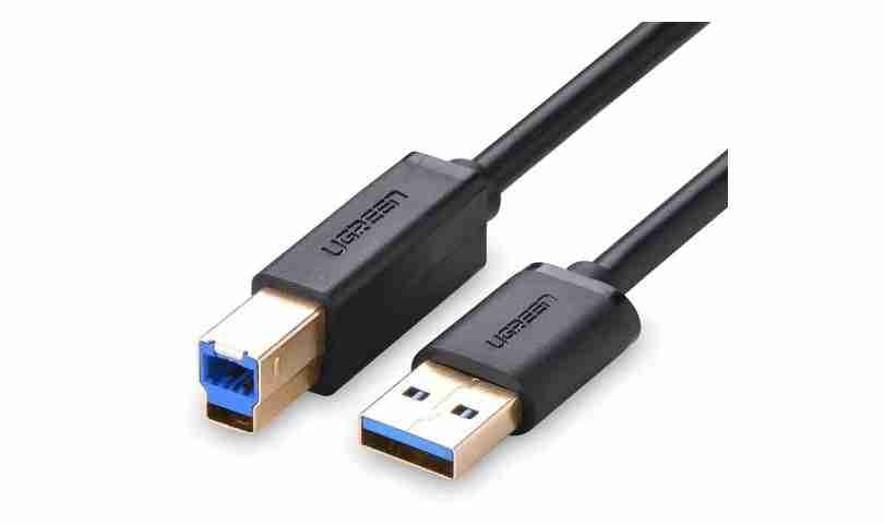 UGREEN USB 3.0 AM to BM Print Cable 2m Black - US210