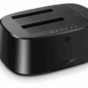 UGREEN USB 3.0 Dual Bay SATA Hard Drive Docking Station - CM198