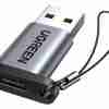UGREEN USB-A 3.0 Male to USB-C 3.1 Female Adapter Gray - US276