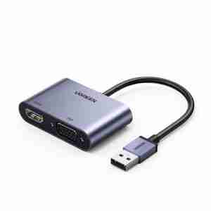 UGREEN USB-A 3.0 to HDMI + VGA Converter - CM449