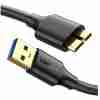 UGREEN USB-A 3.0 to Micro USB 3.0 Male Cable 0.5m Black - US130