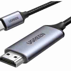 UGREEN USB-C Male to HDMI Male Cable 1.5m - White - MM121