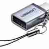 UGREEN USB-C to USB 3.0 A Adapter Cable with Lanyard (Space Gray) - US270