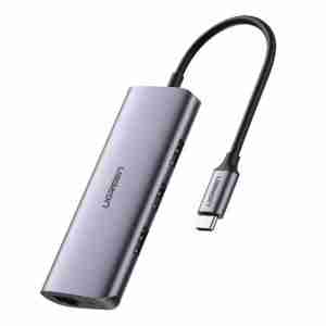 UGREEN USB-C to USB 3.0 Hub (3 Ports) + Gigabit Ethernet - CM475