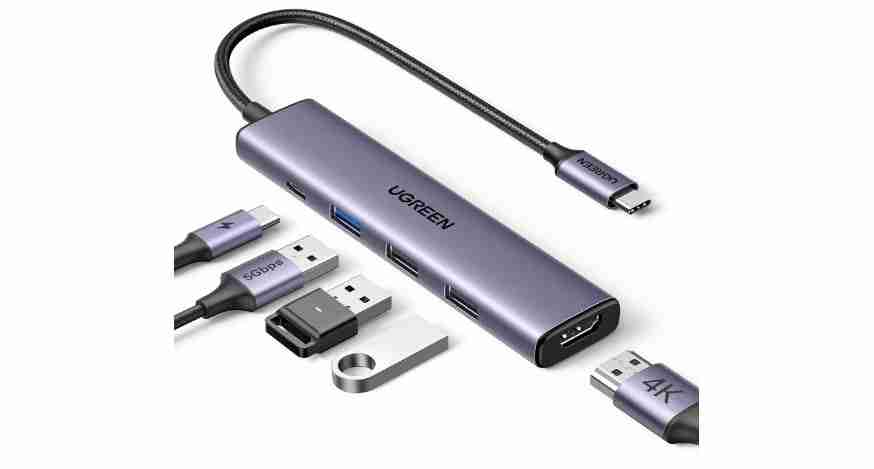 Ugreen 5-in-1 USB-C Multifunction Adapter - CM478