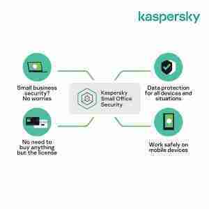 Alternative view of Kaspersky Small Office Security Standard Latest Version 5 Devices 5 Mobiles 1 Server 1 Year