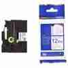 Brother TZE-FA3 12mm Fabric tape Black