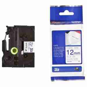 Brother TZE-FA3 12mm Fabric tape Black