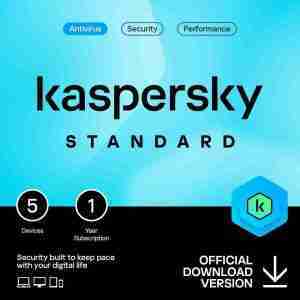 Kaspersky Standard Anti-Virus 2025 5 Devices 1 Year