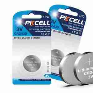 PKCELL CR2430 3V Lithium Button Cell Battery