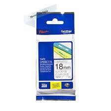 Durable Brother TZe Tape TZE-141 18MM Black on Clear for long-lasting labels