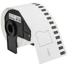 Brother DK-22205 62MM Black on White continuous label roll