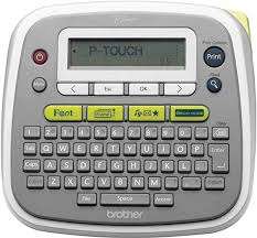Compact PT-D200AR label maker with QWERTY keyboard