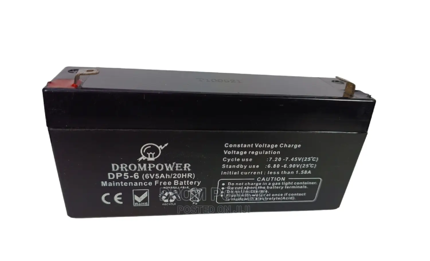 Drom 6V 5Ah battery
