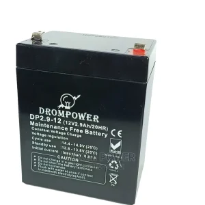Drom 12v 2.9ah Battery