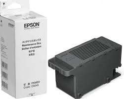Front view of Epson C9345 Maintenance Box in retail packaging