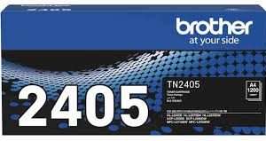 Close-up of Brother 2405 Black Toner Cartridge installation side