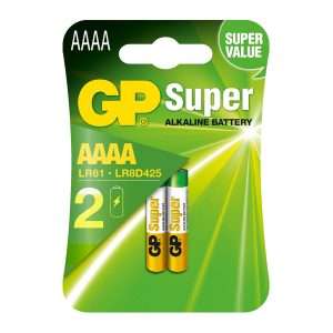 GP AAAA Akaline Battery 1 Pair