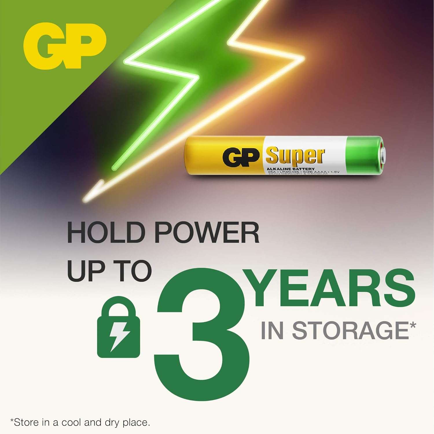 GP AAAA Akaline Battery 1 Pair