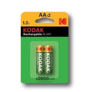 Kodak AA Rechargeable Batteries (Pair)