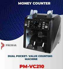 Retail Package of Premax Cash Counting Machine PM-VC210 with LED display