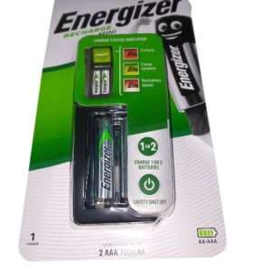 AAA Energizer Rechargeable batteries 2 pack & Charger