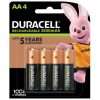Duracell AA Rechargeable Battery 2500mAh 4 Pack