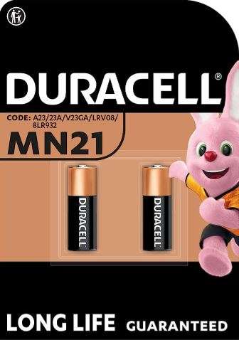 Duracell Specialty Alkaline MN21 12V battery 2pack