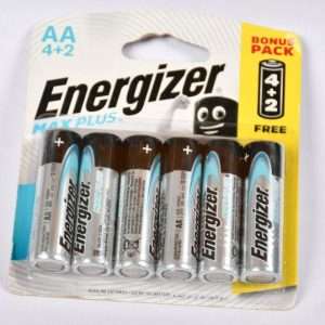 Energizer MAX PLUS AA alkaline battery 4+2 Pack