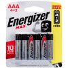 Energizer Max AAA Battery 4+2 Pack
