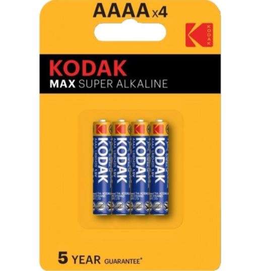 Kodak AAAA Max Super Alkaline Batteries 4 pack