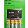 Kodak k620 standard charger plus 4 rechargeable AA batteries