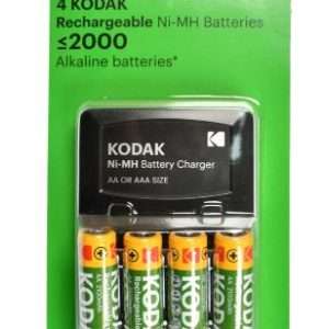 Kodak k620 standard charger plus 4 rechargeable AA batteries