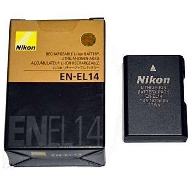 Nikon EN-EL14A Rechargeable replacement Lithium-ion Camera battery