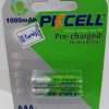 PKCELL Rechargeable AAA NI-MH 1.2V 1000mAh