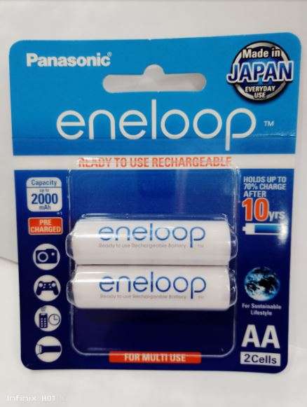 Panasonic Eneloop 2000mAh Rechargable Battery 2pack