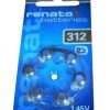 Renata Batteries 312 ZA 13 Button Cells 6 Pack
