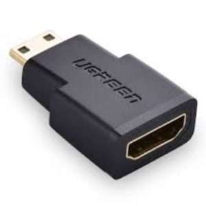 UGREEN 20101 Mini HDMI Male to HDMI Female Adapter Black (UG- 20101)