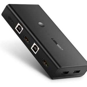 UGREEN CM200 HDMI Switch Box 2 In 1 Out KVM Switching (UG- 50744)