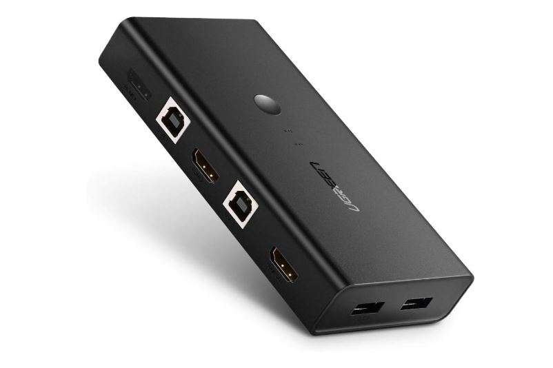 UGREEN CM200 HDMI Switch Box 2 In 1 Out KVM Switching (UG- 50744)