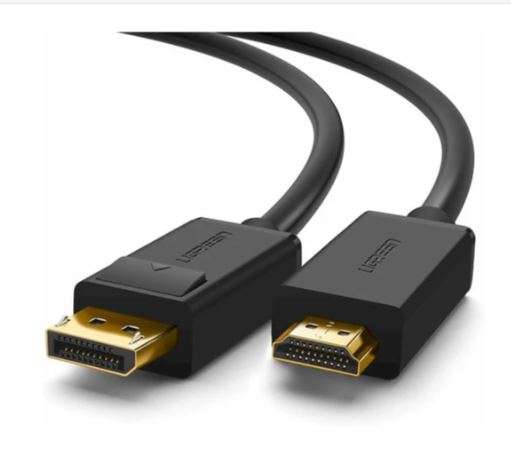 UGREEN DP101 DP Male to HDMI Male Cable 1m Black (UG- 10238)