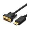 UGREEN DP105 DP Male to VGA Male Cable 1.5m Black (UG- 10247)