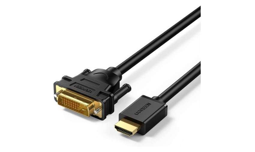 UGREEN HD106 HDMI to DVI 2K Cable Male to Male Black 1m (UG- 30116)