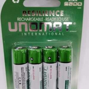 Unomat AA Rechargable 2500MaH Batteries 4 pack