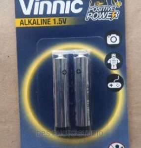 Vinnic LR61/ AAAA Positive Power 1.5V Alkaline Batteries 2 Pack