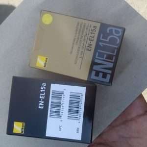 Nikon EN-EL15 lithium replacement camera battery