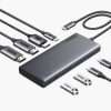 UGREEN CM639 8 in 1 Multifunction Adapter USB-C to USB-A 3.2 (2port) + USB-C 3.2 (2 port ) +2 4K HDMI + 4K DP + PD port Converter (UG- 35625)